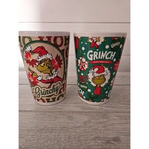 Dr Seuss‎ The Grinch Christmas Latte Mug Set of 2 Dr Seuss 2021 Whoville